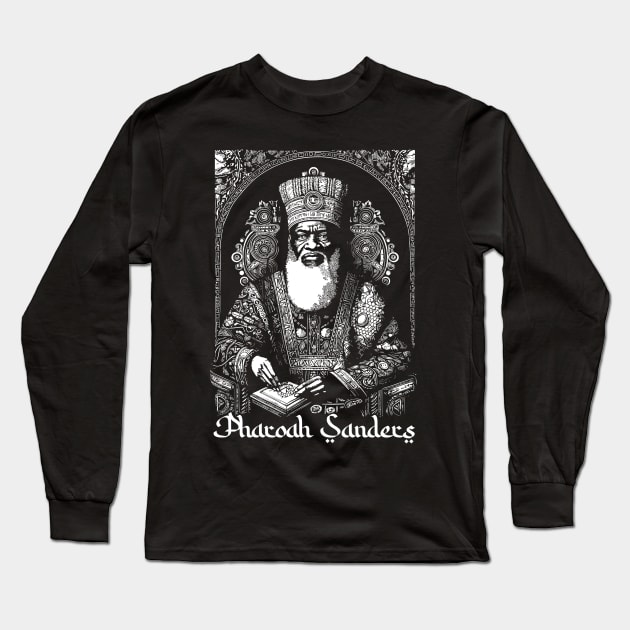 Pharoah Sanders  -- Original Retro Design Long Sleeve T-Shirt by DankFutura